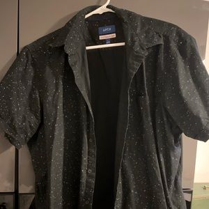 Men’s apt 9 constellation button up  size large